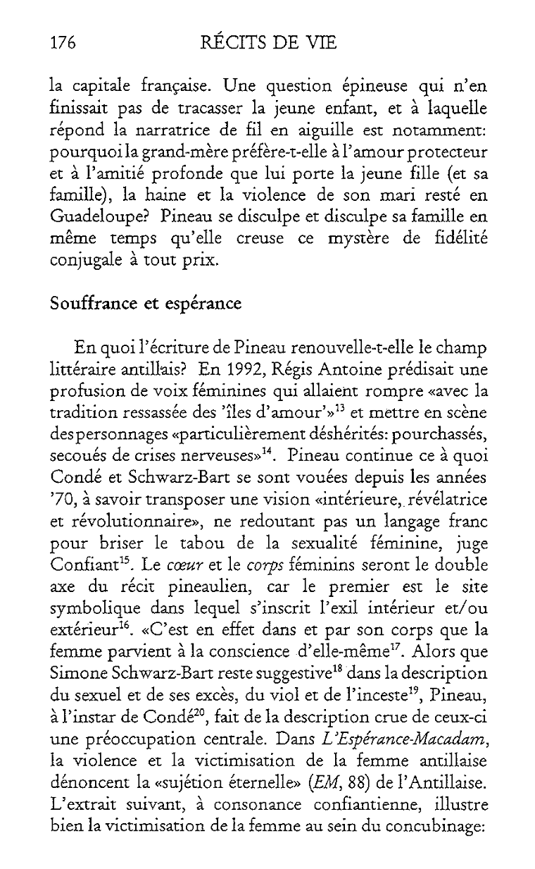 L'Exil selon Pineau, récit de vie et autobiographie