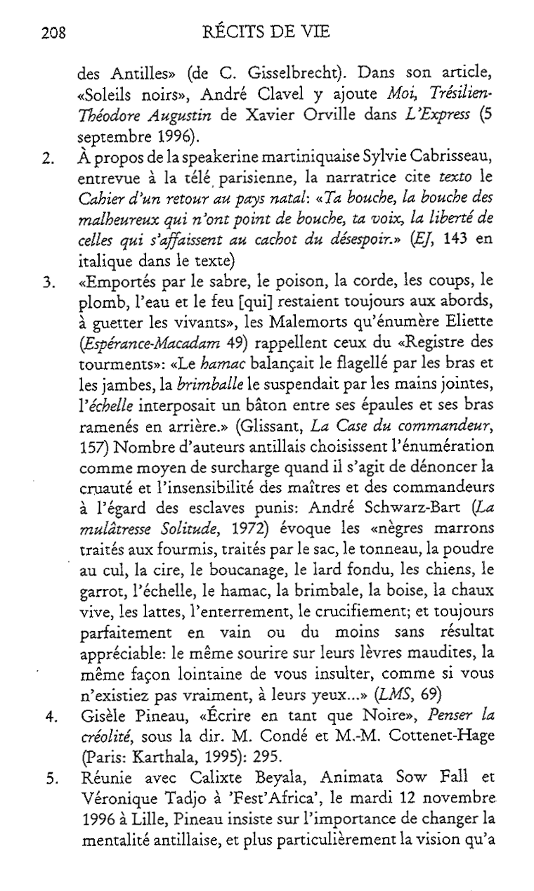 L'Exil selon Pineau, récit de vie et autobiographie