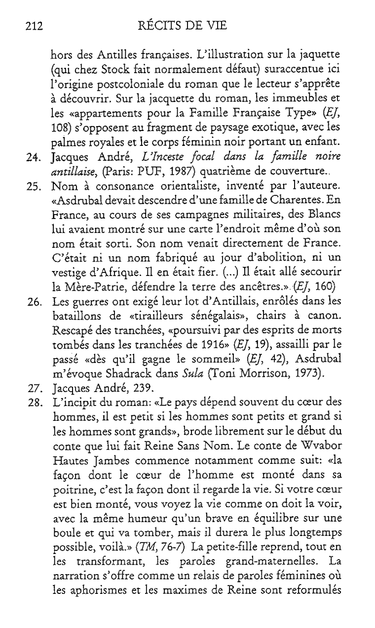 L'Exil selon Pineau, récit de vie et autobiographie