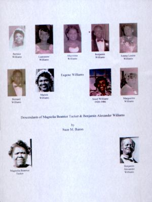 Eddy WilmDescendants of Magnolia Beatrice Tucker & Benjamin Alexander Williams