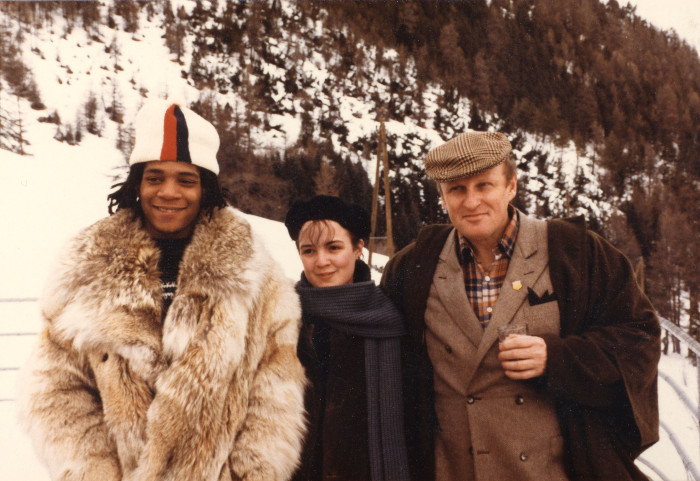Jean Michel-Basquiat, Brook Bartlett and Bruno Bischofberger
