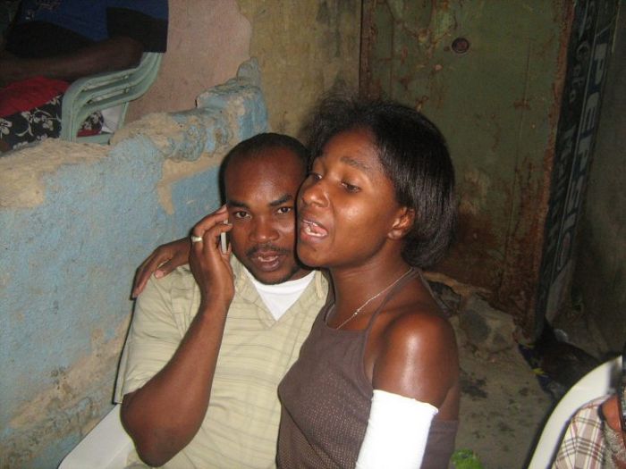 Carine and Husband.