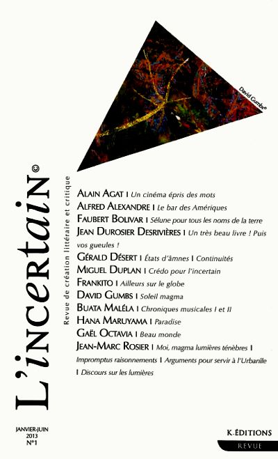 L'Incertain n°1