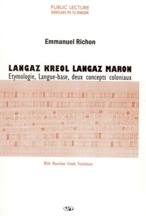 langaz kreol langaz maron