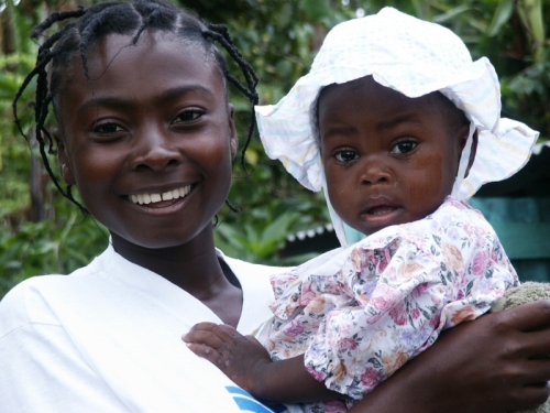 mère avec son enfant