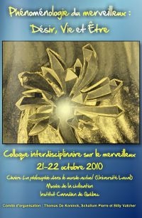 Ph&eacute;nom&eacute;nologie du merveilleux: d&eacute;sir, vie et &ecirc;tre