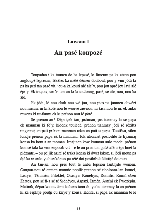 ADAN DJOL TAN: Chenf&egrave; mil tet-la