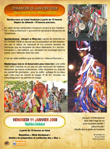 Voukoum _ Programme d'activité 2008