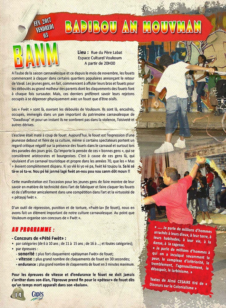 Voukoum -  Programme d'activité 2017