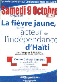 La fi&egrave;vre jaune l'autre acteur de l'ind&eacute;pendance d'Ha&iuml;ti