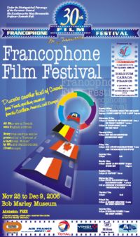 L’Alliance Française de la Jamaïque organise du 27 Novembre  au 09 Décembre 2006     la 30ème édition du Festival du Film Francophone de la Jamaïque. 