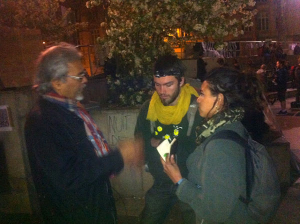 Carnet d’immersion : Nuit Debout à Lyon, une veillée solidaire…
