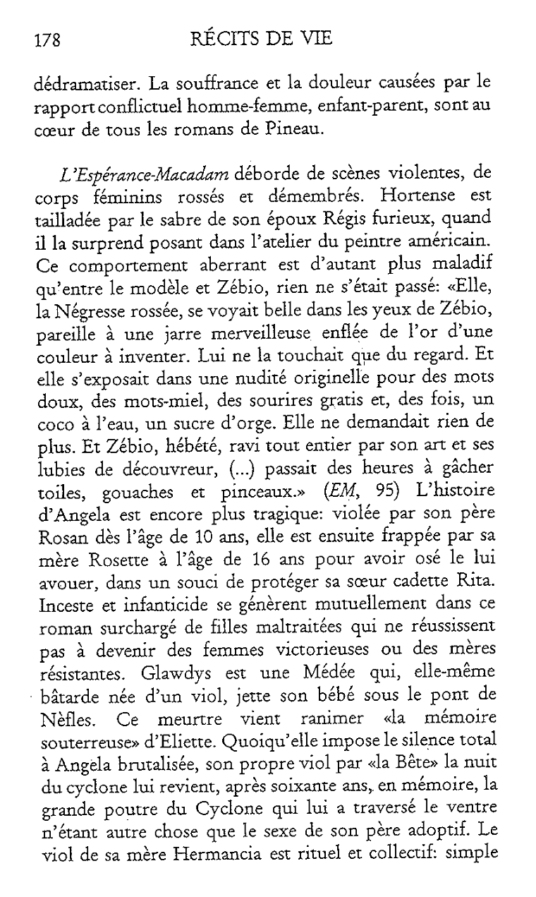 L'Exil selon Pineau, récit de vie et autobiographie