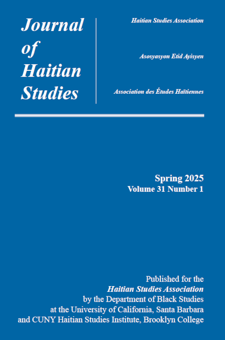 Journal of Haitian Studies Journal of Haitian Studies