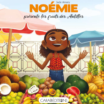 Noémie présente les fruits des Antilles