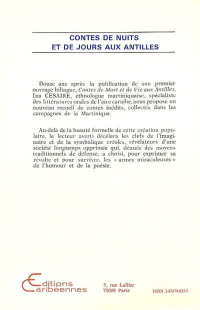 Contes de nuits verso