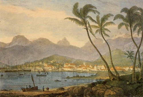 Une vue de Port-Louis par Bradshaw