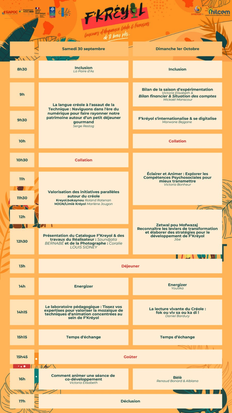Concours d'éloquence Créole & Français

